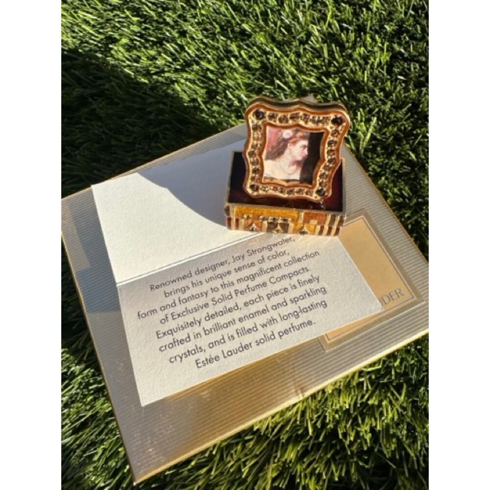 ESTEE LAUDER PERFUME COMPACT RARE 2002 ROMANTIC EDITION MIBB ~ BEAUTIFUL - Picture 2 of 16